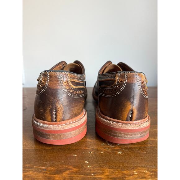 Allen Edmonds Strandmok Cap-toe Oxford with Dainite Rubber Sole Brown Men 10.5 B main image 2